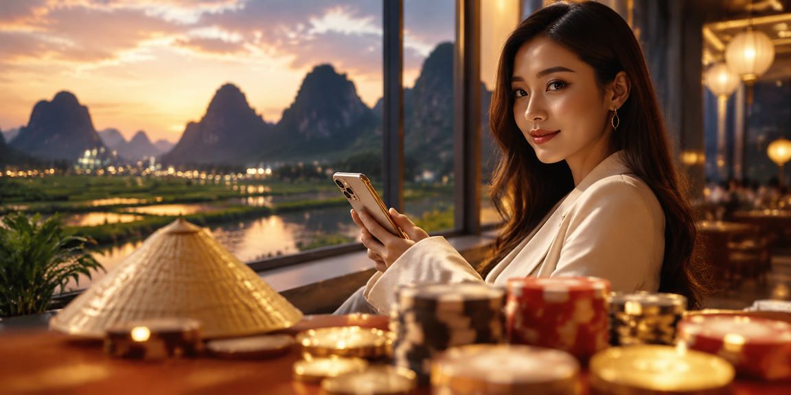 Người dùng tại Ninh Bình đăng ký tài khoản 1zone và nhận bonus, hình ảnh mang sắc thái văn hóa nón lá